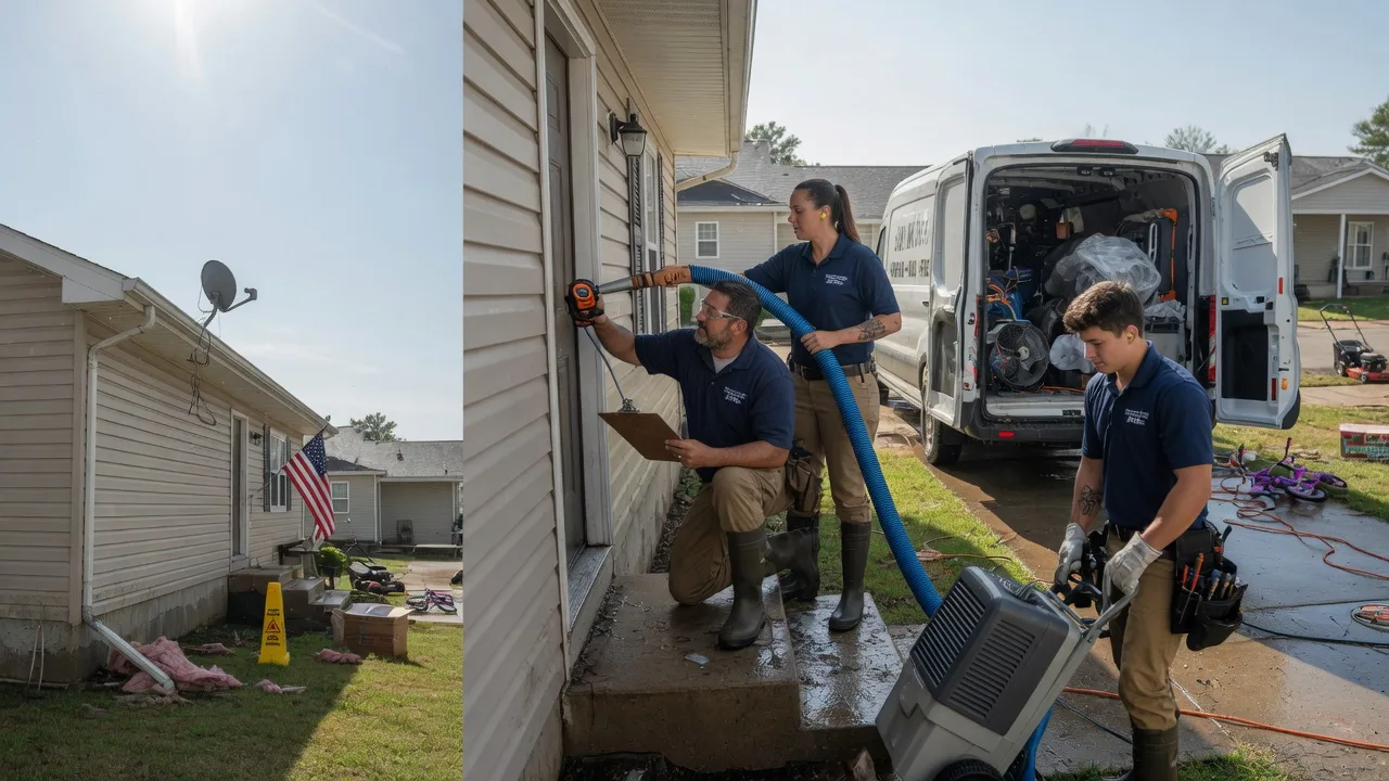 Ceiling Water Damage Restoration in Banner, MS near me